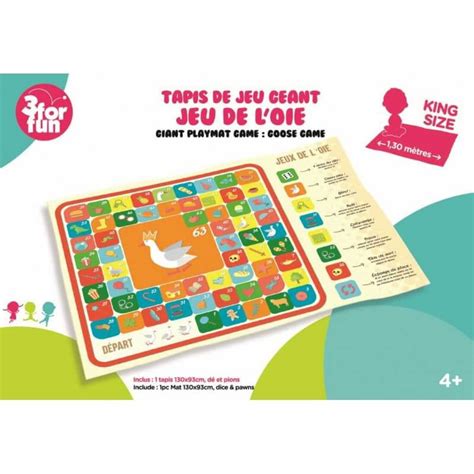 Tapis de jeu de loie géant Couleur Garden