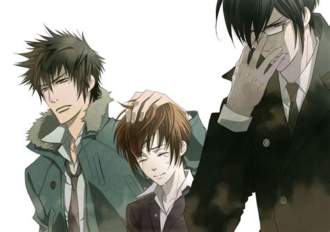 Wallpaper Psycho Pass Tsunemori Akane Kougami Shinya 1500x1055