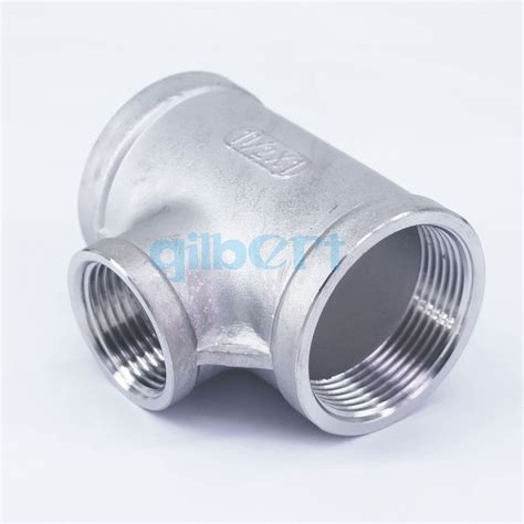 1 Bsp To 1 12 Bsp Female 304 Stainless Reducing Tee 3 Ways Pipe Fitting Ebay