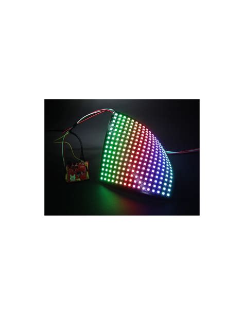 16x16 Rgb Led Matrix W Ws2812b Dc 5v Flexible Pcb One Wire Serial