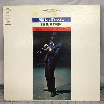 Miles Davis Lp In Europe Live Antibes Jazz Festival St Cs