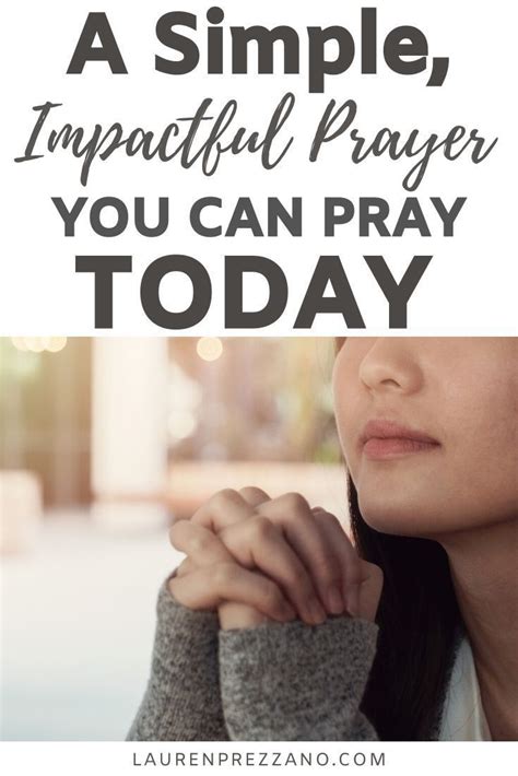 Learn A Simple Impactful Prayer To Pray Today Jesus Himself Prayed