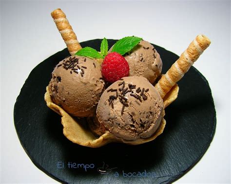 Helado De Chocolate Y Virutas Receta Petitchef