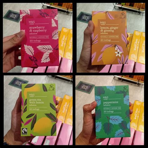 Original Marks Spencer M S Tea Caffeine Free Infusion Series