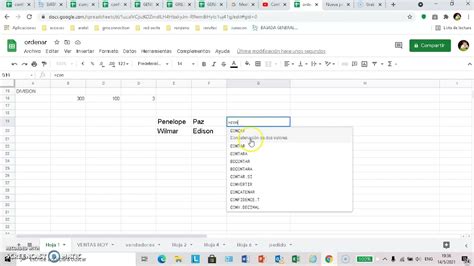 Como Unir El Contenido De Celdas En Google Sheets Con Funcion