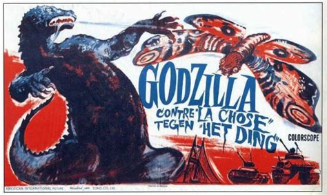 Godzilla Vs The Thing 1964 Godzilla Italian Movie Posters Comic