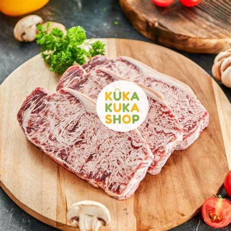 Jual Beef Steak Wagyu Hokubee Striploin Sirloin Meltique Gr