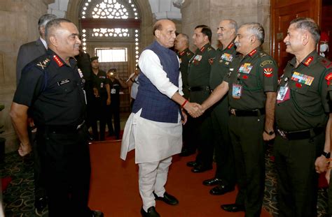 Raksha Mantri Interacts with The Senior Leadership of Indian Army ...