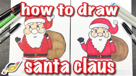 How To Draw Santa Claus Step By Step Easy Howto Techno