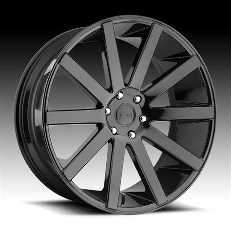 Dub Shot Calla S219 Gloss Black Custom Wheels Rims S219 Shot Calla