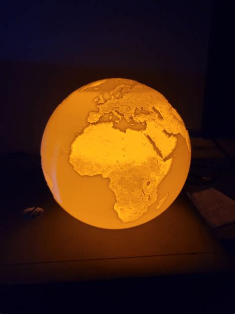 Globe Night Light, Earth Night Light, Globe, Globe Lamp, Night Light ...