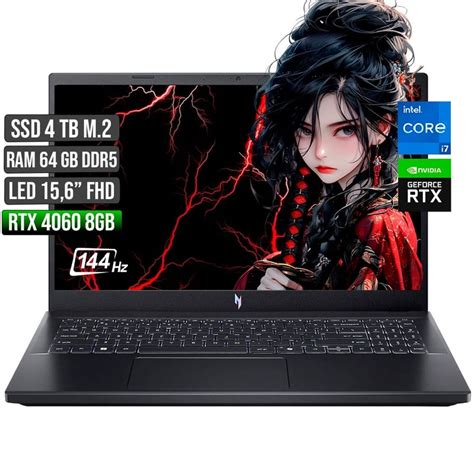 Acer Nitro Intel Core I H Rtx Gb Ssd Tb Ram Gb Led