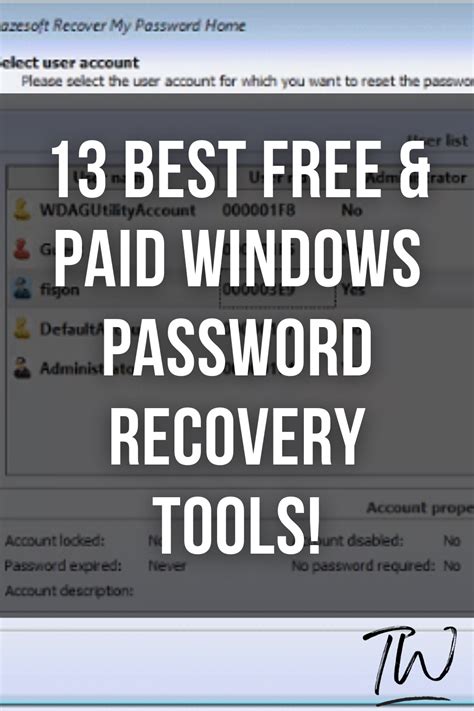 16 Best Free Paid Windows Password Recovery Tools Artofit