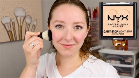 Nyx Can T Stop Won T Stop Mattifying Powder Review Youtube