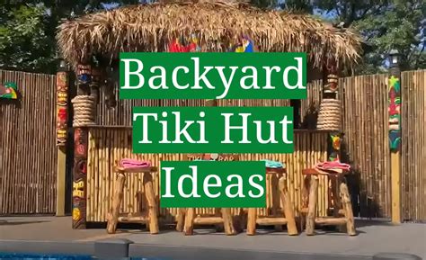 Backyard Tiki Hut Ideas - GardenProfy