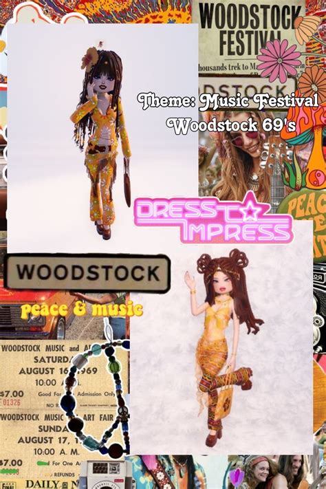 Dress to Impress Festival de Música Woodstock 1969 in 2024