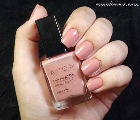 Esmalte AVON Nude Chic Unhas Enfeitadas Unhas Decoradas Unhas