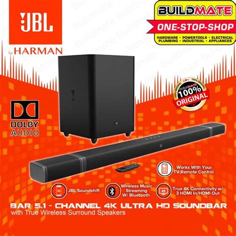 Jbl Channel K Ultra Hd Soundbar With True Wireless Surround