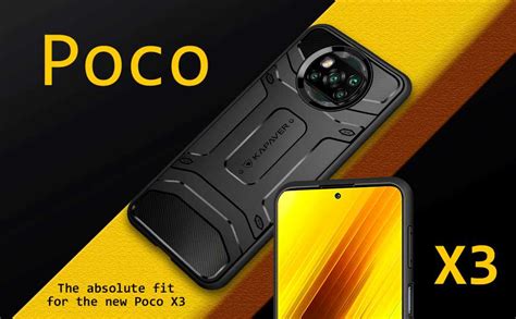 POCO X3 NFC POCO X3 Pro Fusion X Rugged Case By Ringke Black 100