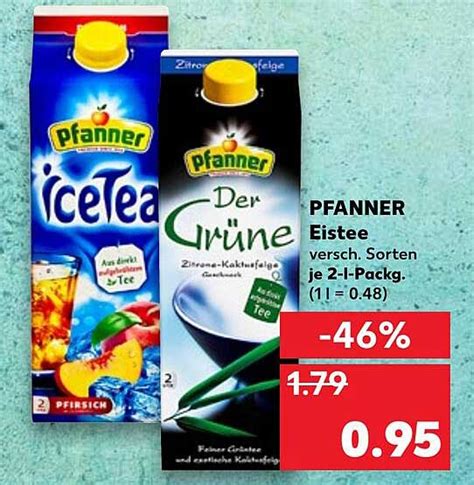 Pfanner Eistee Angebot Bei Kaufland Prospekte De