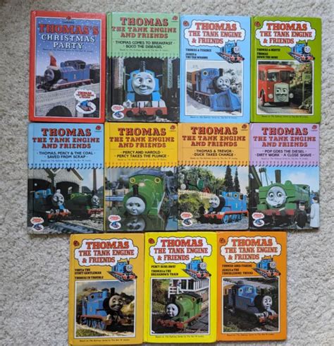 Thomas The Tank Engine And Friends X 11 Book Bundle Ladybird Job Lot 1984 £8 95 Picclick Uk