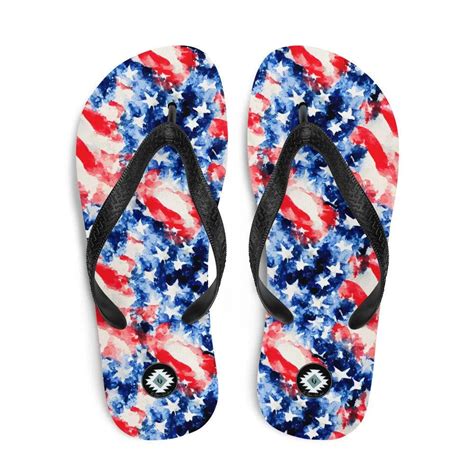 American Flag Flip Flops The Global Wanderer