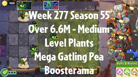 Over M Mega Gatling Pea Boosterama Pvz Arena Week S