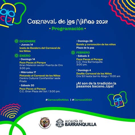 Esta es la programación oficial del Carnaval de Barranquilla 2024 Canal 1