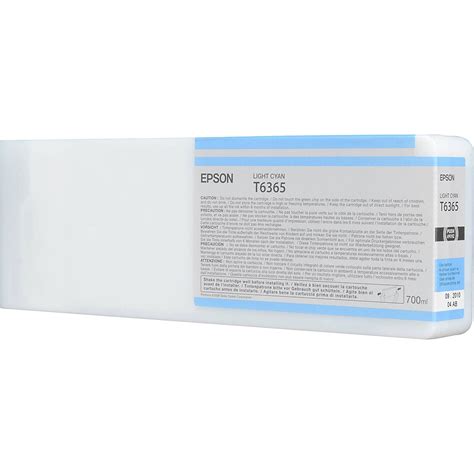 Genuine Epson T6365 Light Cyan Ink Cartridge For Stylus Pro 9890 9900