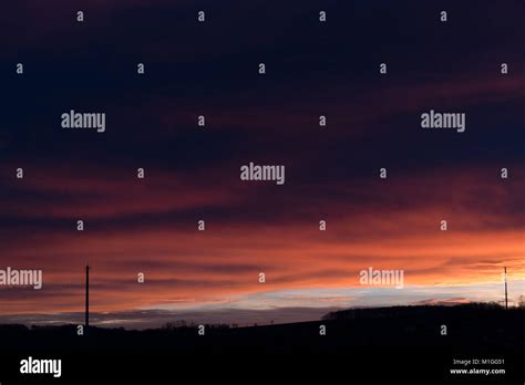 Dramatic Night Sky Stock Photo Alamy