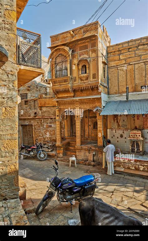 Typical Haveli Jaisalmer Rajasthan India Stock Photo Alamy