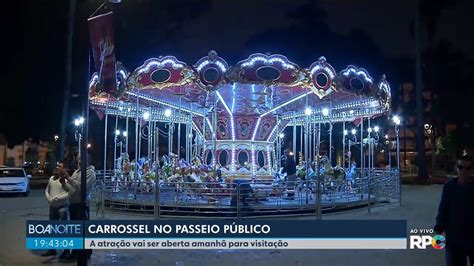 Carrossel Vai Ser Aberto Amanh Para Visita O No Passeio P Blico G