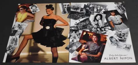 PRINT AD Sexy Heels Fashion Long Legs Lady Brunette Albert Nipon Feminine PicClick UK