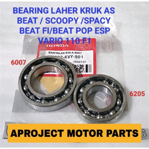 Jual BEARING KRUK AS LAHER 6205 6007 BEAT SPACY SCOOPY BEST FI F1