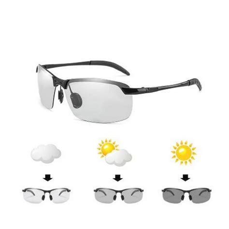 Gafas de sol fotocromáticas para hombre lentes de conducción