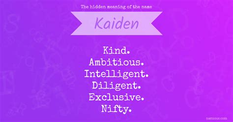 The Name Kaiden: What It Means, And Why Numerologists Love, 40% OFF