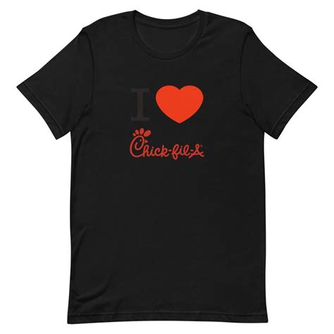 I Love Chick Fil A Short Sleeve Unisex T Shirt Clothpedia Shirts T