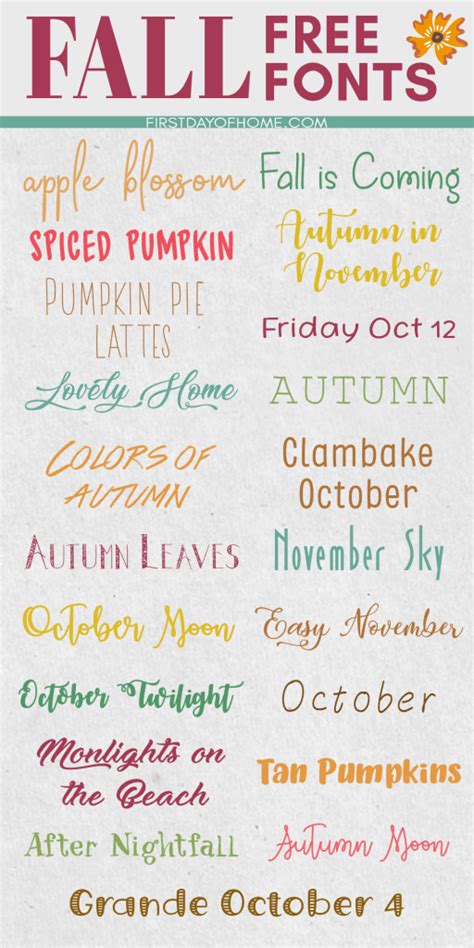 21+ Beautiful Fall Fonts You Can Download for Free!