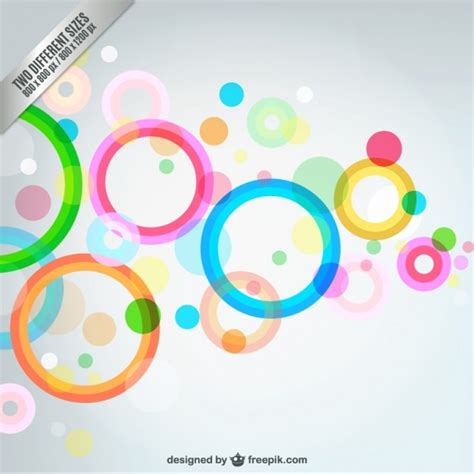 Abstract Bubbles Background Vector Free Download