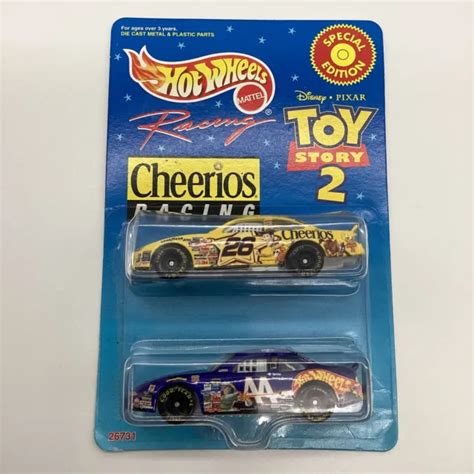 TOY STORY 2 Cheerios Racing Nascar 2 Cars Hot Wheels Racing 1 64