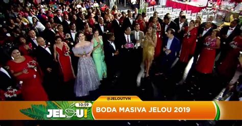 Vídeo Así fue la Boda Masiva Jelou 2019 Qué veo Tvn Panamá