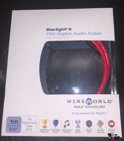 Wireworld Starlight Ohm Coax Digital Cable Rca To Rca M For Sale