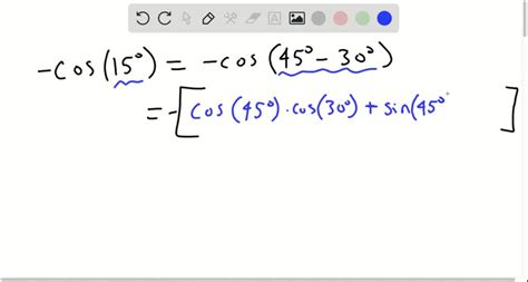 Solved The Identities For Cos A B And Cos A B Can Be Used To Find