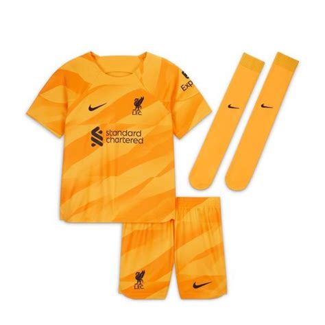 Liverpool Goalkeeper Shirt 202324 Mini Kit Kids