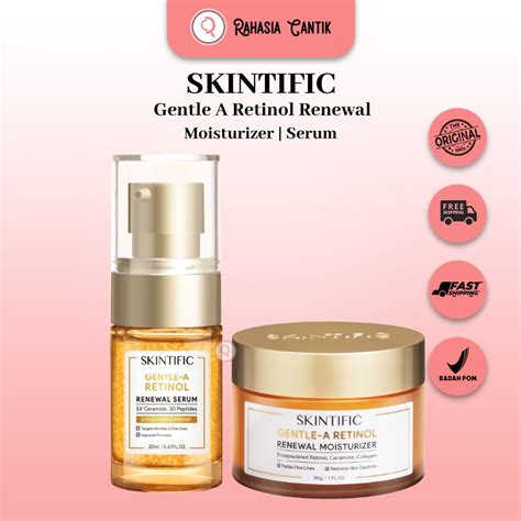 Jual Skintific Gentle A Retinol Renewal Moisturizer Retinol Serum