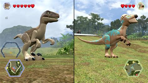 LEGO Jurassic World Pachycephalosaurus Vs Velociraptor CoOp Fight