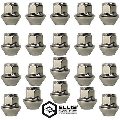 20 X ALLOY WHEEL NUTS FORD FOCUS MK1 MK2 MK3 ST RS M12 X 1 5 19MM BOLT