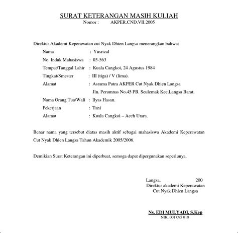 Pdf Contoh Permohonan Surat Keterangan Aktif Kuliahpasca Es Hot Sex Picture