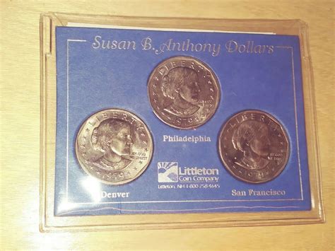 1979 Susan B Anthony Dollars First Year All Mint Set Us 20 3 Coin