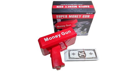 Пистолет стреляющий деньгами Money Gun / Купить Денежный Пистолет ...